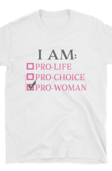 I am PRO-WOMAN Short-Sleeve Unisex T-Shirt